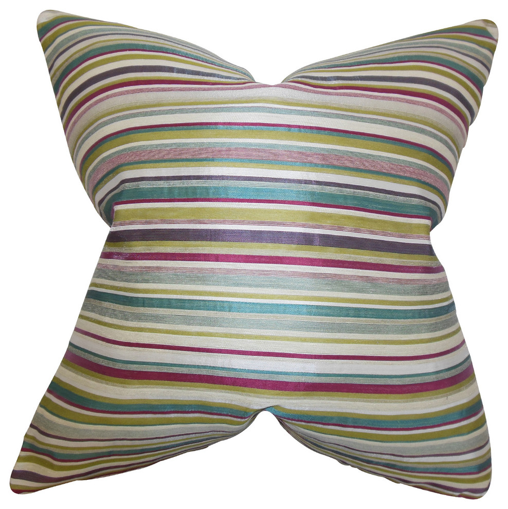 The Pillow Collection Dympna Geometric Bedding Sham Multi Standard 20 X 26 Decorative Pillows Inserts Covers Home Kitchen