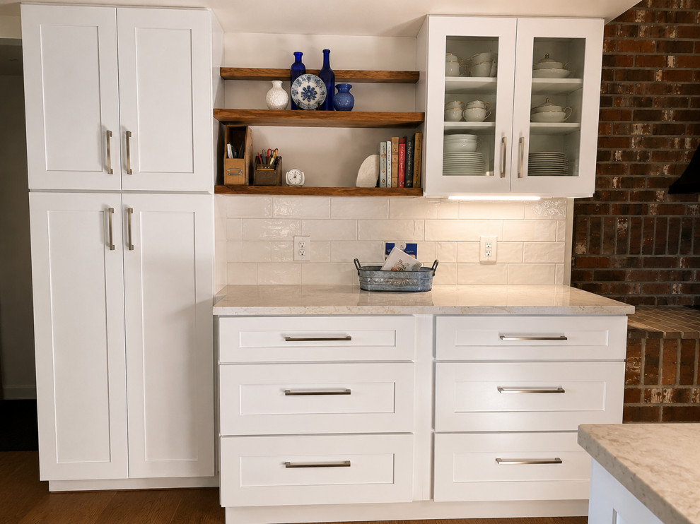 Jackson | White Shaker Kitchen & Formal Livingroom Open Concept