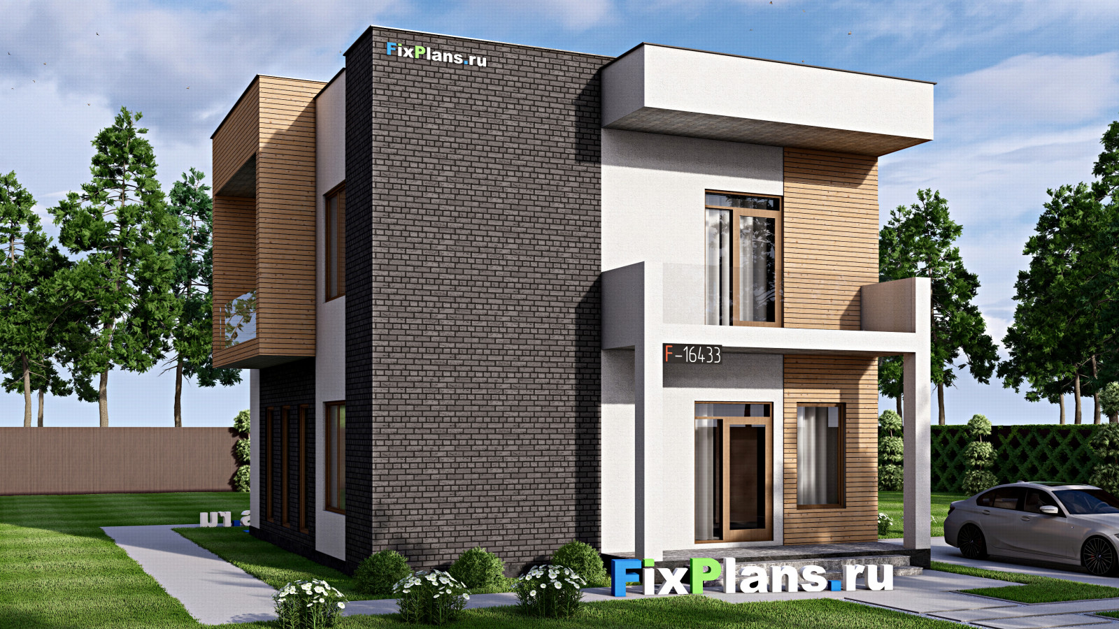 Проект двухэтажного дома 11х9 м S135м2 F-16433