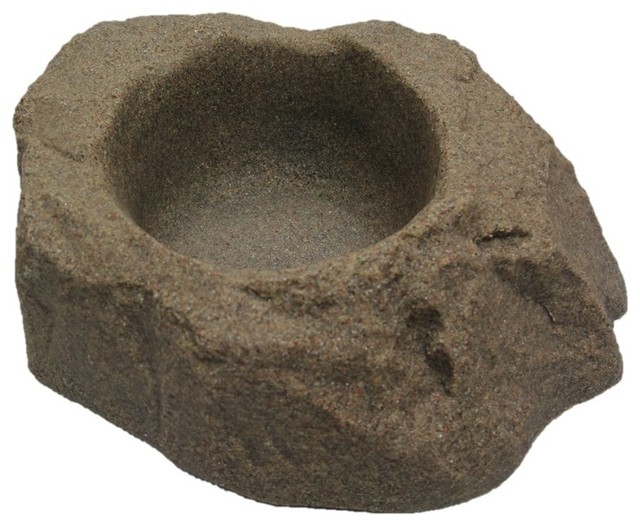 Artificial Rock Planter, Model 130 Rustic Garden Statues And Yard