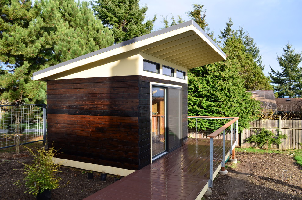 Design ideas for a modern detached shed and granny flat in Seattle.