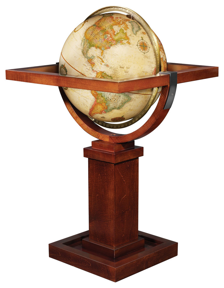 Wright 16" Antique, Floor Globe