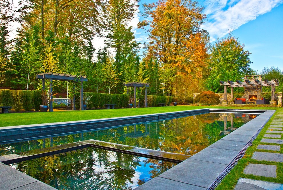 Inspiration for a country pool in Seattle.