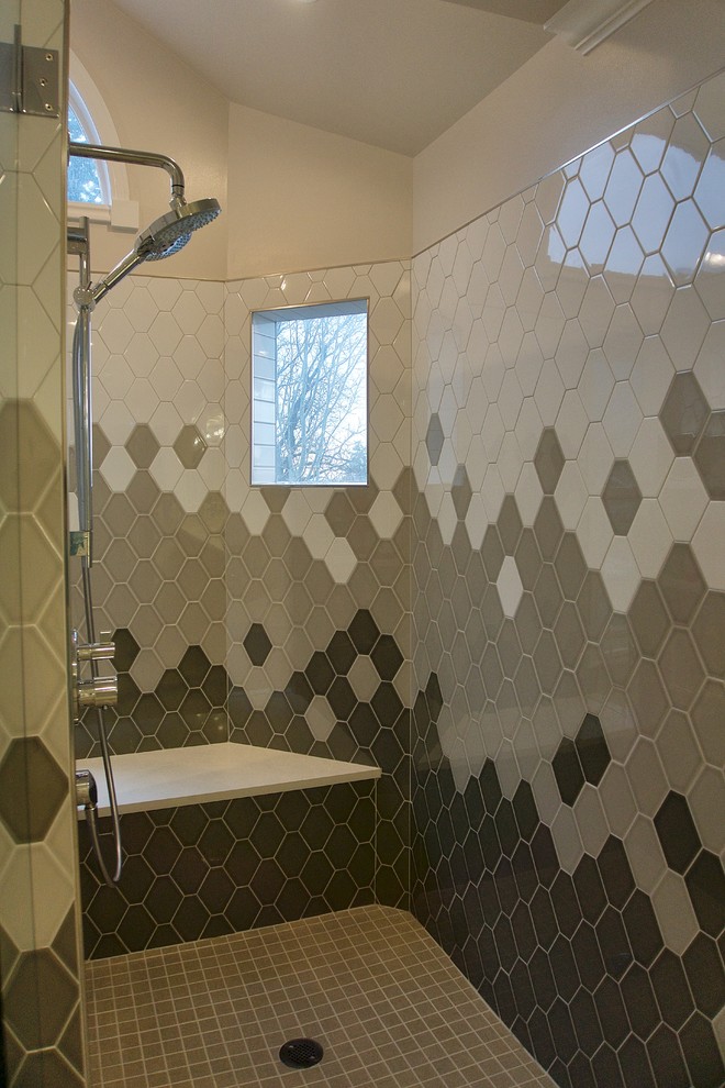 Photo of a transitional bathroom in Denver.