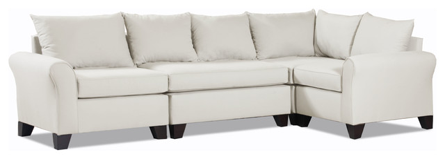 Belle Meade Four Piece Sectional Khaki Contemporary Belle Meade Four Piece Sectional Natural