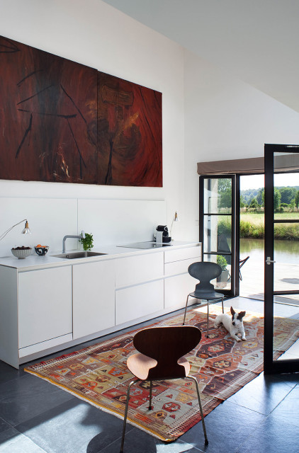 Normandie contemporaneo-cucina