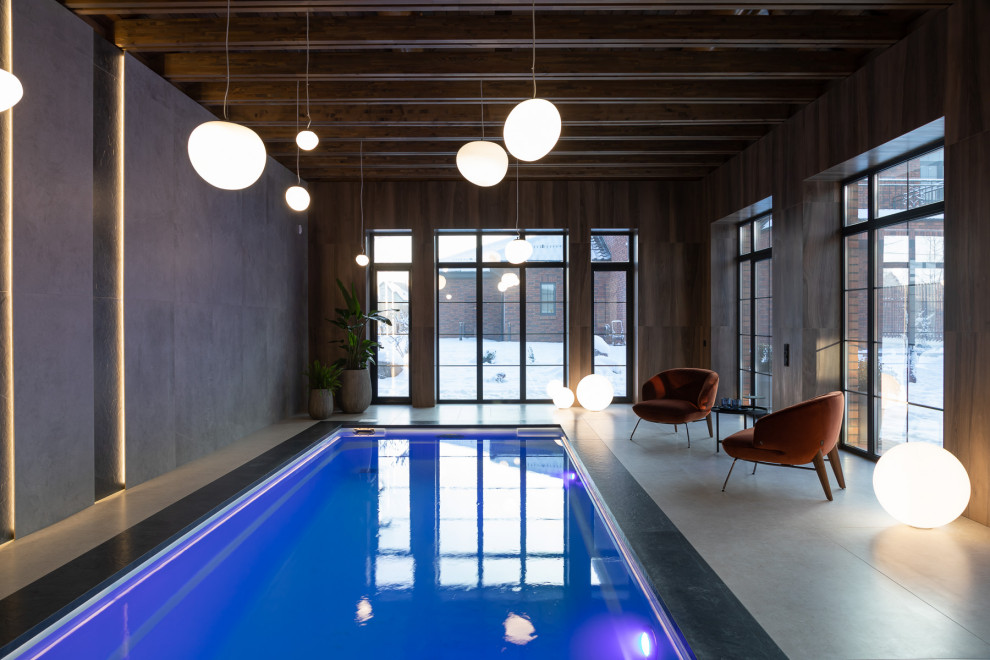 Реализованный проект банного комплекса на территории частного дома