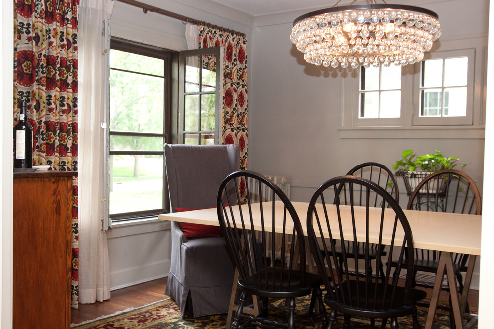 Dining room - transitional dining room idea in Cleveland