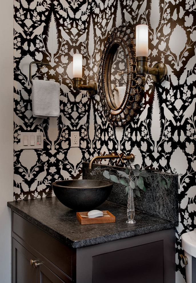 Silver Lake Cabin - Beach Style - Powder Room - Boston - by Timothy M ...