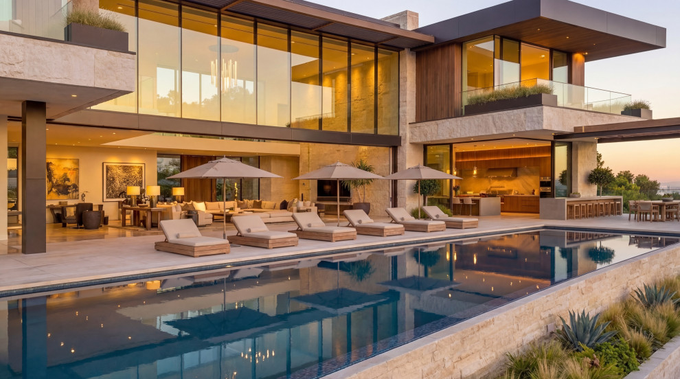 HILLSBOROUGH HOME - Contemporary - Pool - San Francisco - by HomeTech ...