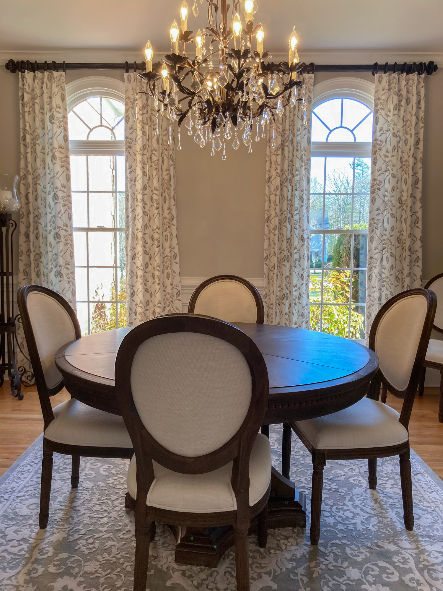 Transitional Drapes and Holiday Fun
