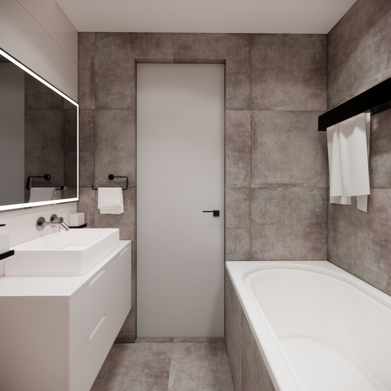 Минимализм в трёхкомнатной квартире