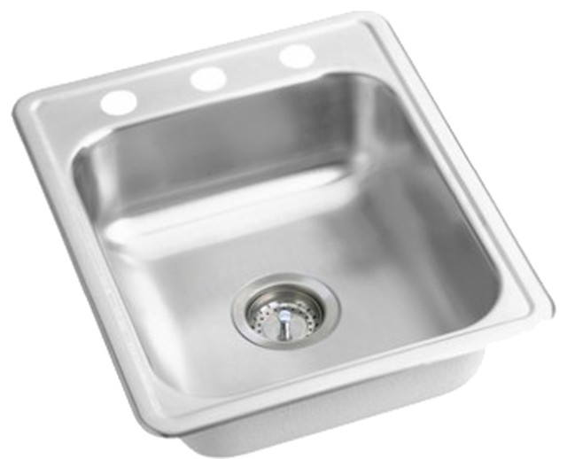 Dayton D117213 Stainless Steel Top Mount Double Bowl Sink