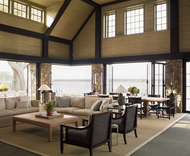 Transitional Living Room klassisch-modern-wohnbereich