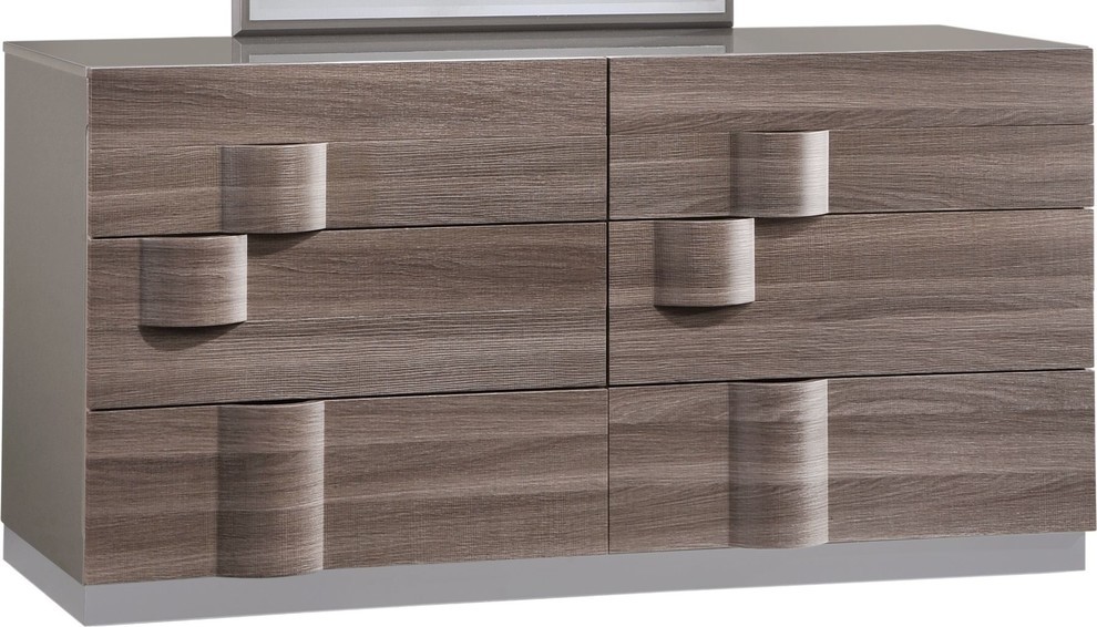Dresser Gray, Zebra Wood