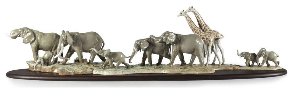 Lladro African Savannah Wild Animals Figurine 01009394