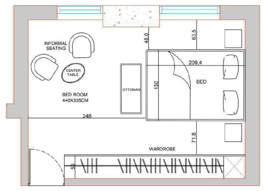 Luxe White and Gold Master Suite in Tring