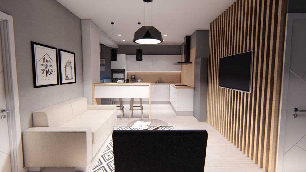 Дизайн-проект квартиры ЖК "Атмосфера"