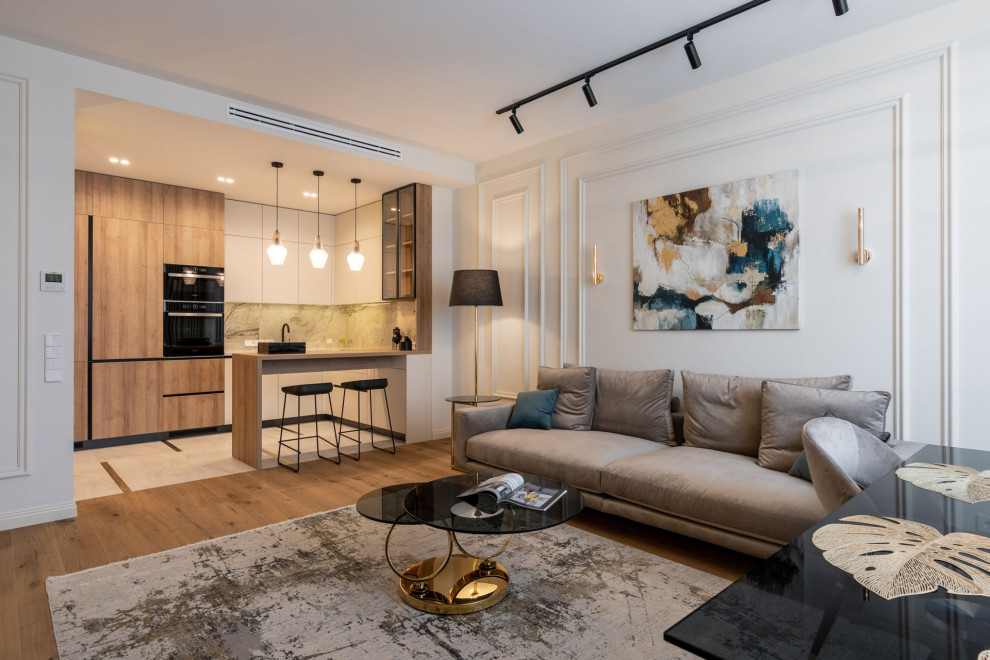 Ремонт квартиры в современном стиле на Рязанском проспекте в Москве