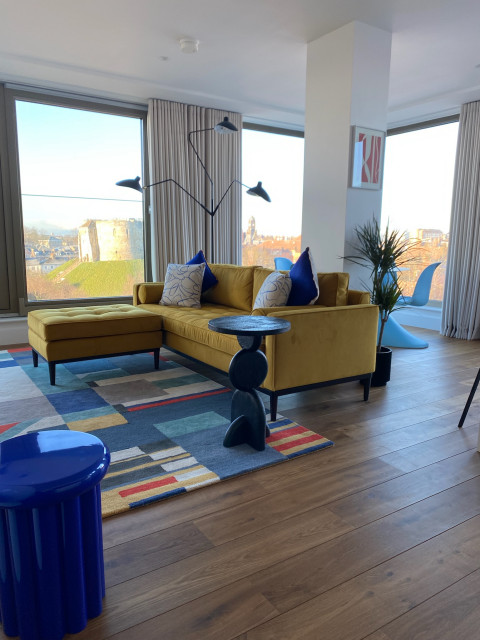 Ryedale Apartment contemporary-vardagsrum
