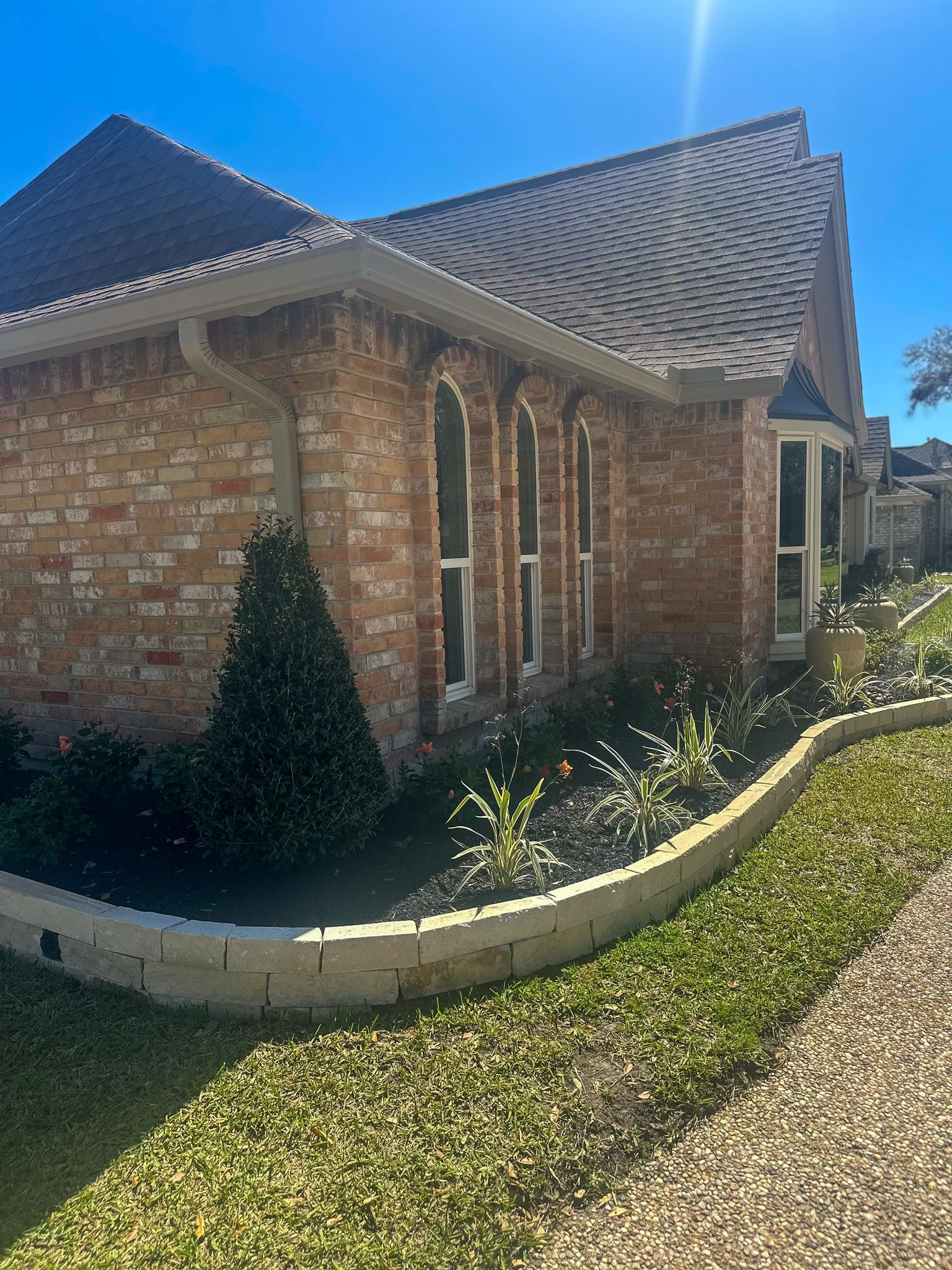 Front yard makeover at Durban Dr!