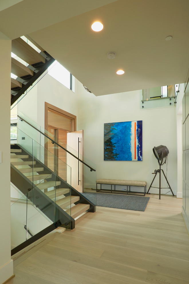 Modern Custom Entry & Staircase - Contemporary - Entry - Seattle - by ...