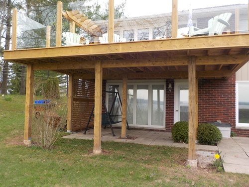 Ideas for upper deck and patio Désign Deck patio