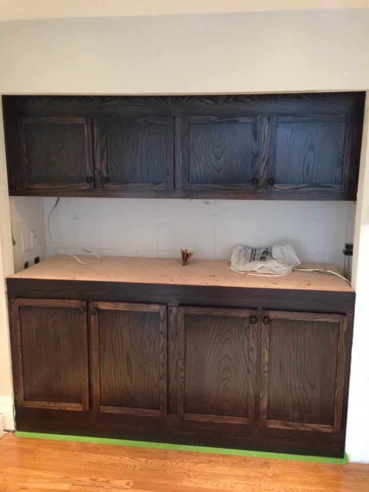 Hand built dry bar