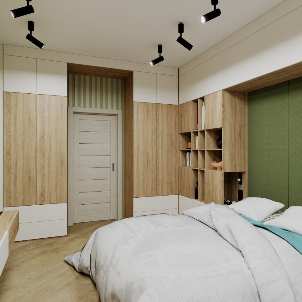 Спальня-гостиная в квартире "Сталинке"