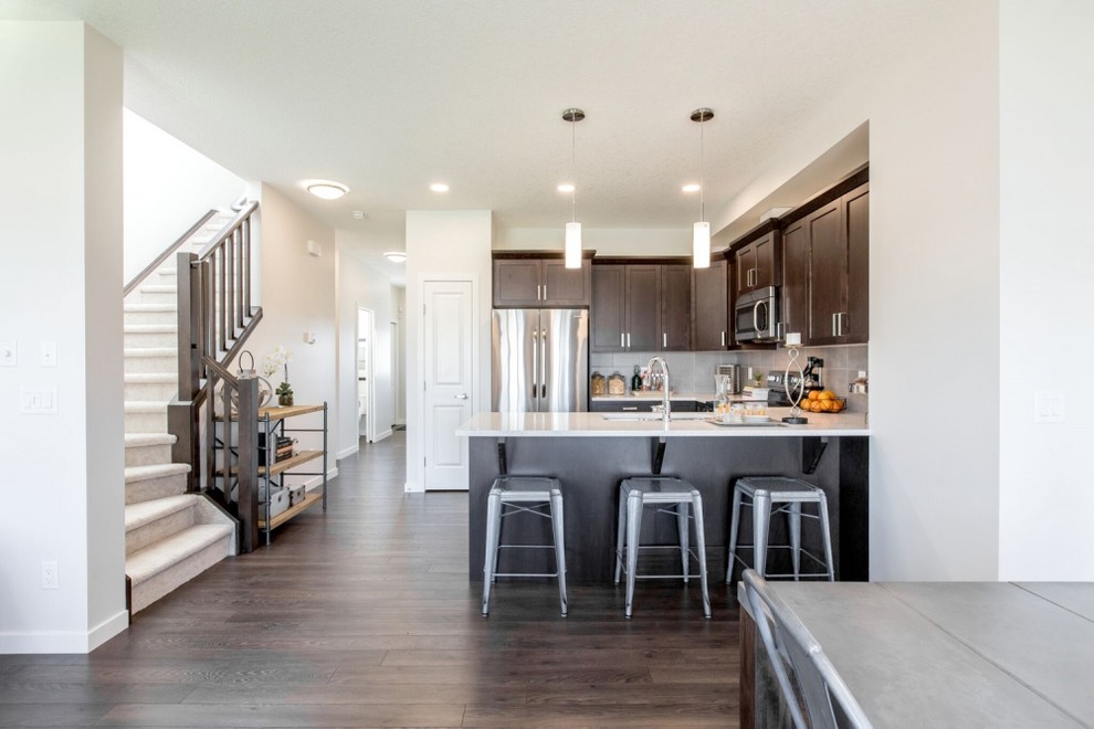 Harrison Show Home In Crystallina Nera Edmonton Ab Kitchen By User - Kitchen Craft Cabinetry Edmonton Ab Harrison Show Home In Crystallina Nera Edmonton Ab Kitchen By User - Kitchen Craft Cabinetry Edmonton Ab