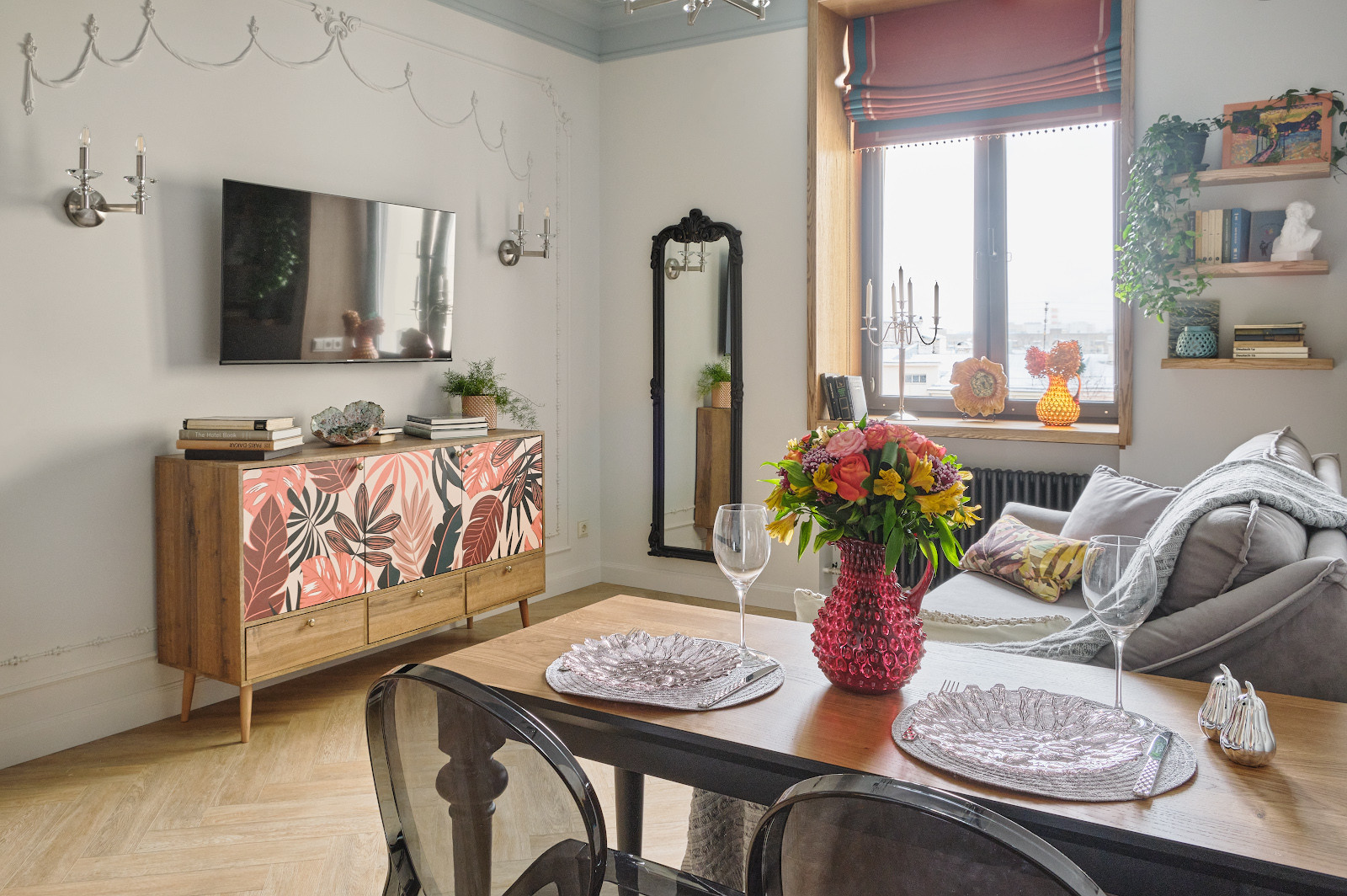 Интерьерная съёмка квартиры в сталинке на Кутузовском проспекте(Москва)