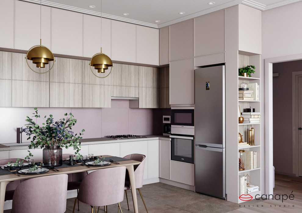 Романтичная квартира в пудровых тонах