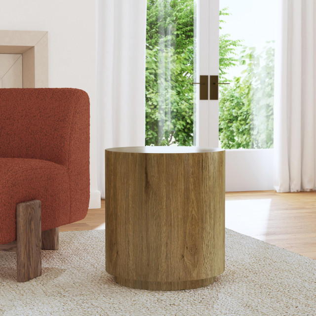 Layne 20" Round End Table by Kosas Home - Transitional - Side Tables ...