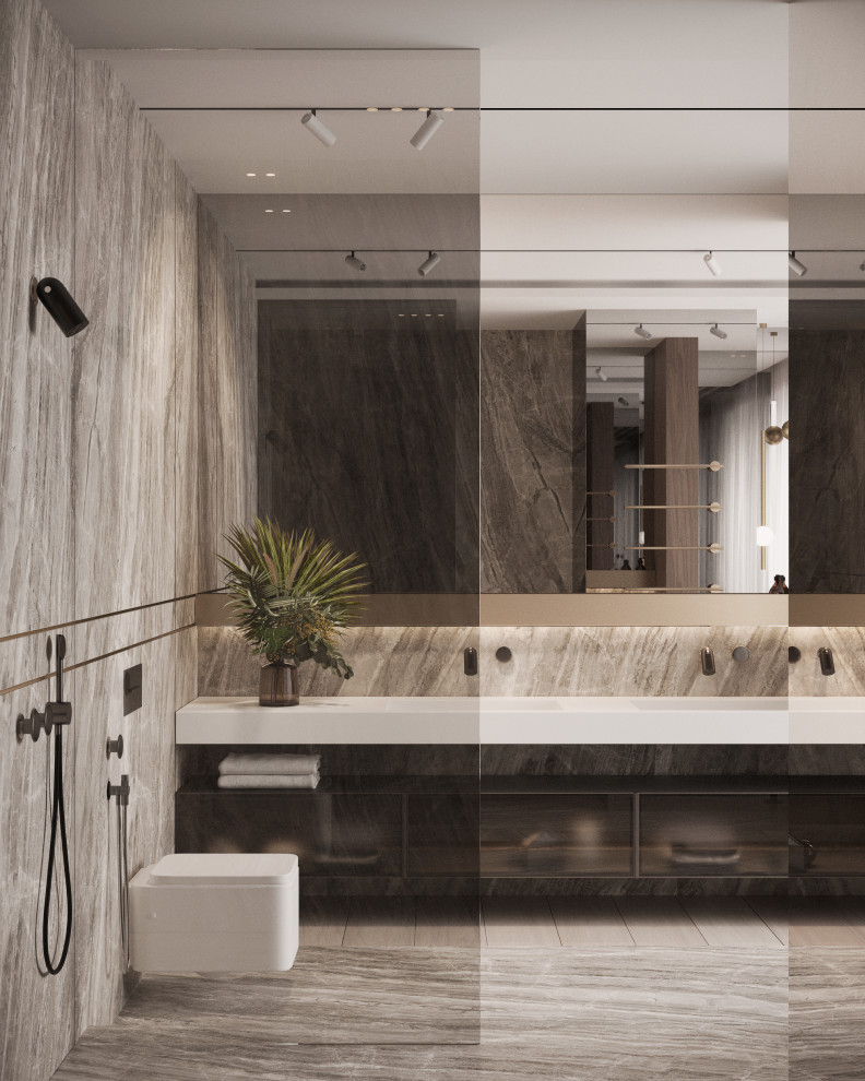 Modern megalopolis apartment