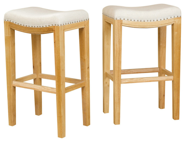Gdf Studio Jaeden Backless Stools Set Of 2 Transitional Bar Gdf Studio Jaeden Backless Stools Set Of 2 Transitional Bar And Counter By Gdfstudio