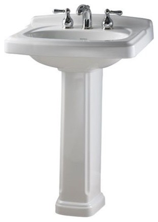 American Standard Townsend Portsmouth 0555401 Pedestal Sink