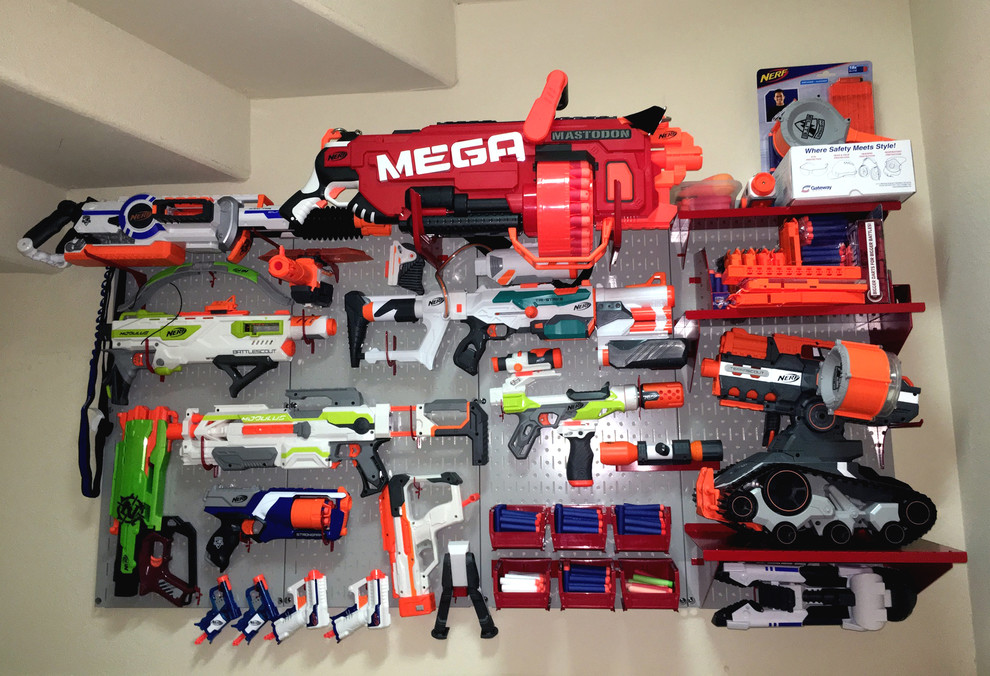 Pegboard for Nerf Guns - Wall Control Nerf Gun Pegboard ...