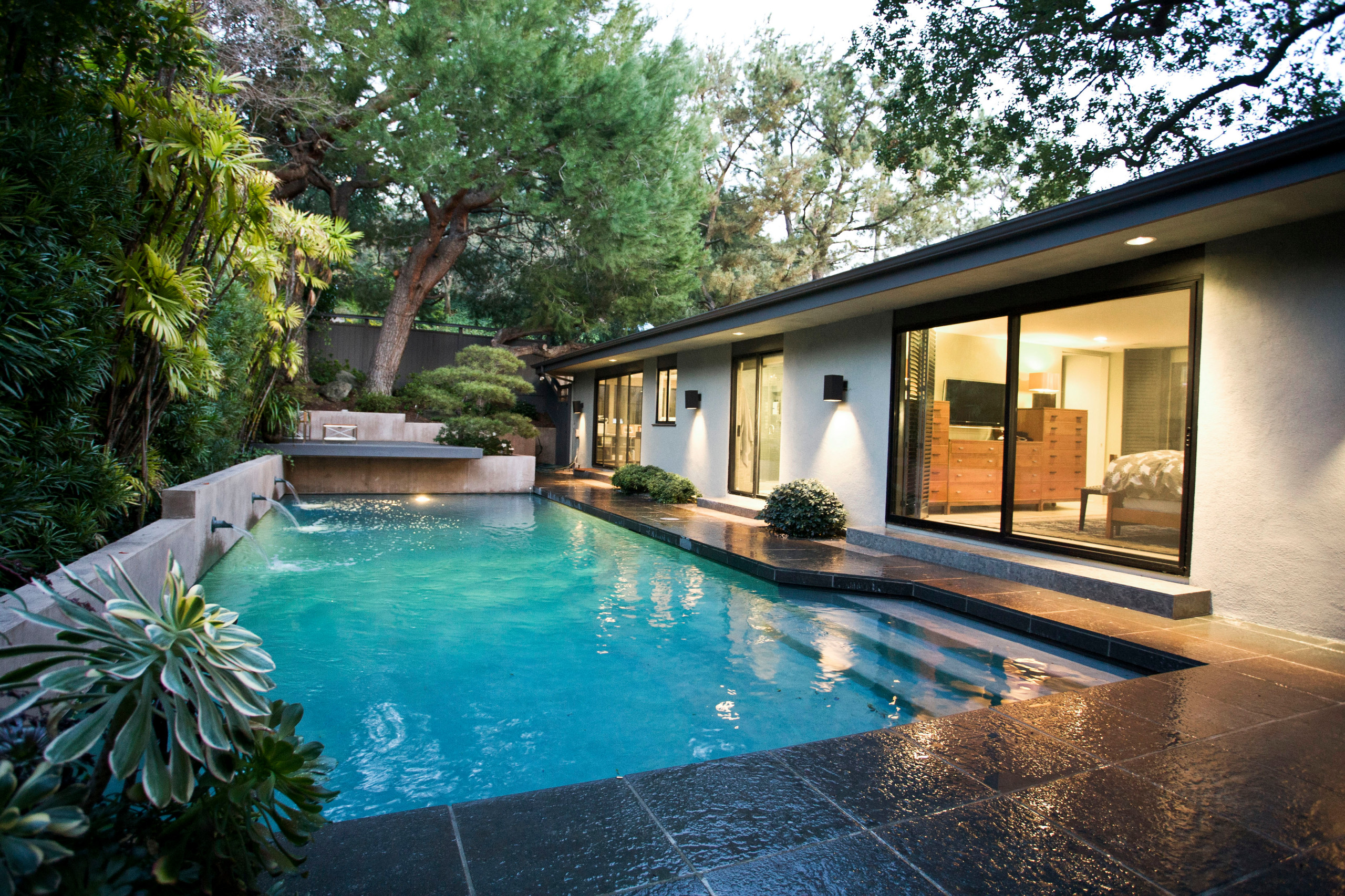 A Classic 1940's Mid Century Modern Home with Asian Design Influences