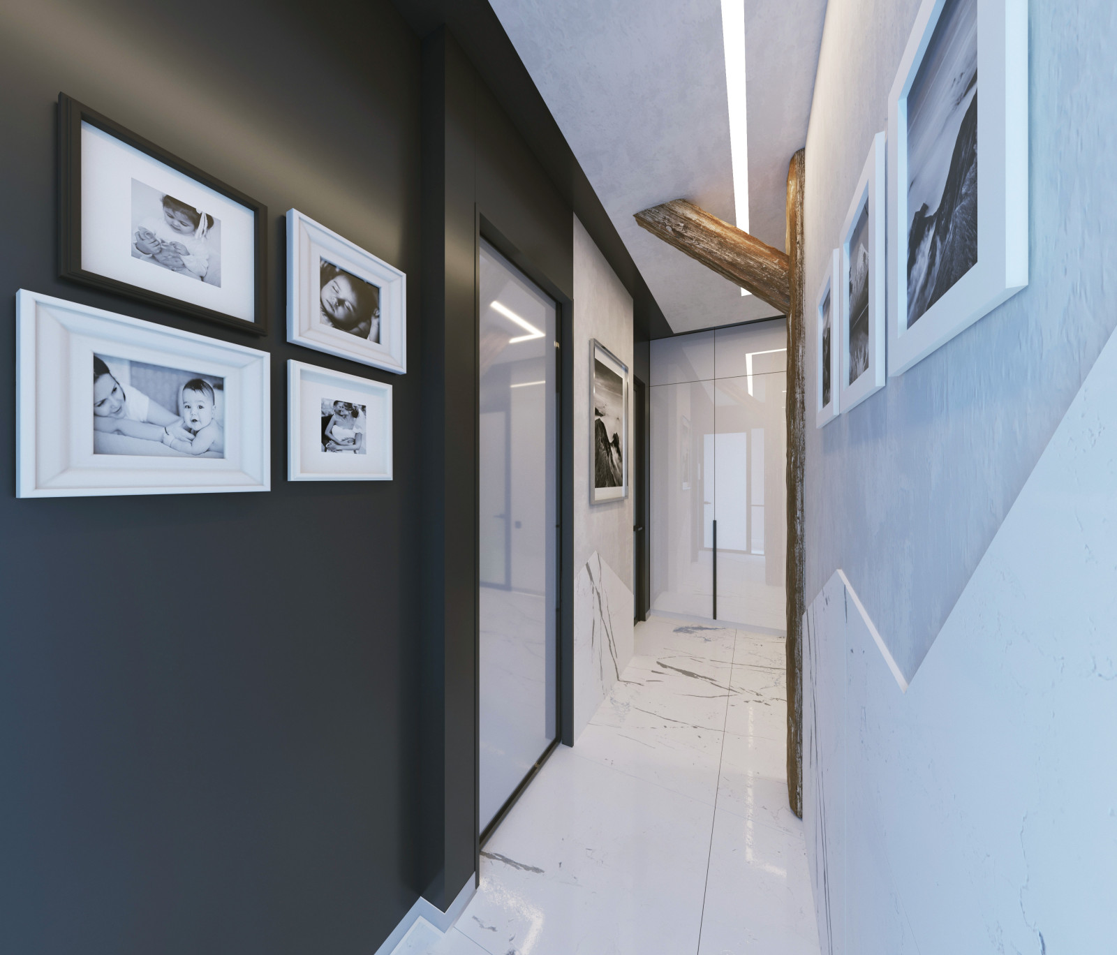 Интерьер квартиры ЖК "ЭВОЛЮЦИЯ", Новосибирск