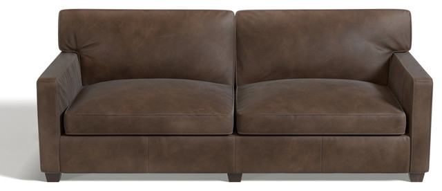 Manhattan Sofa, Whiskey Leather