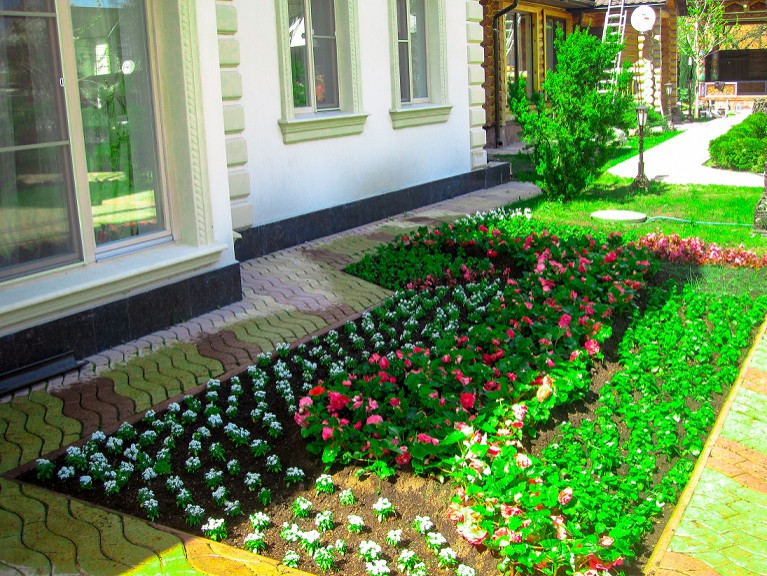 Создание клумб и цветников