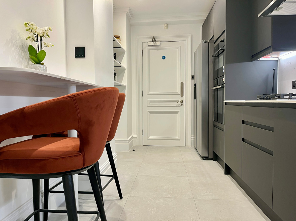 London W1 Modern Kitchen Renovation