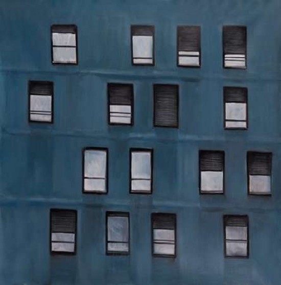 "Building Architecture With Random Windows" Poster Print by Atelier B Art Studio, 12"x12