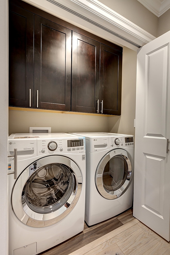 Design ideas for a modern laundry room in Los Angeles.