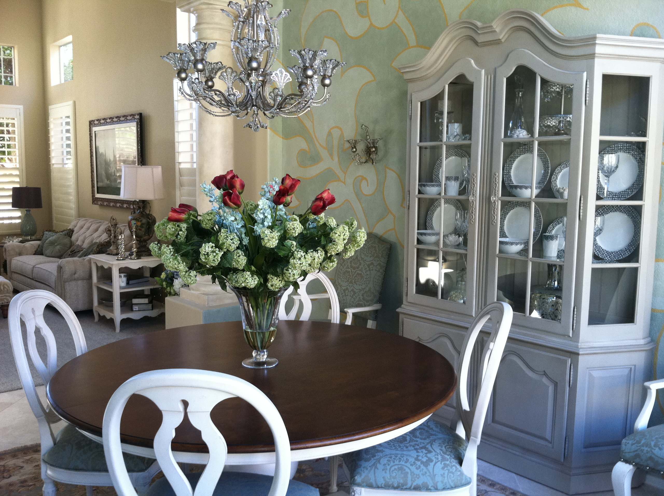 Alia Residence French Country Living & Dining Rooms