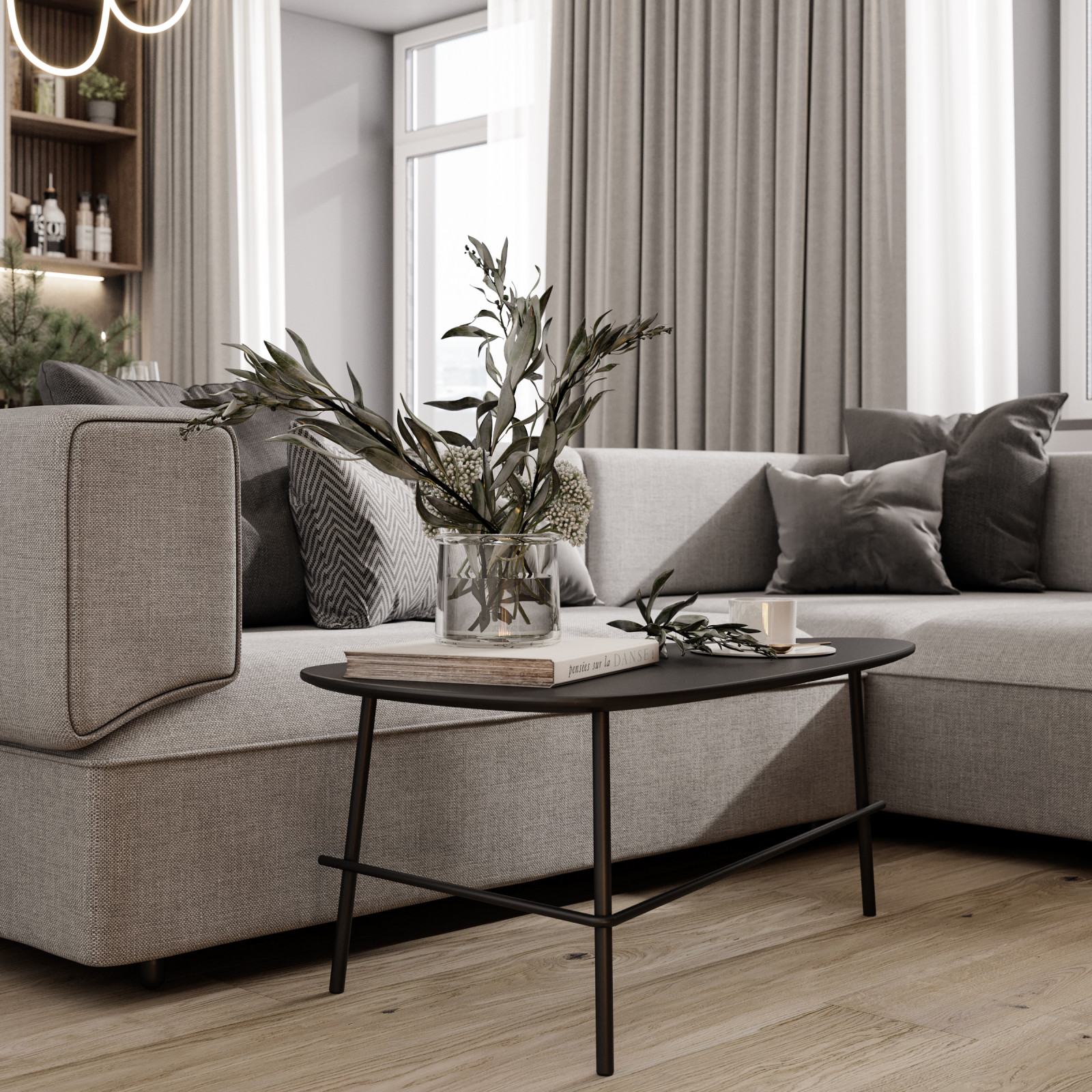 Минималистичный интерьер квартиры в Красноярске