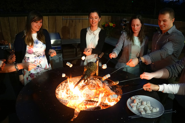 Alfresco Evening Entertaining contemporary-garden