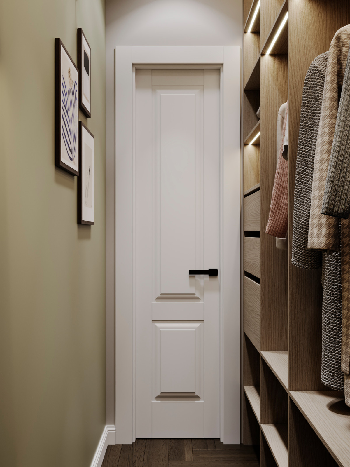 Уютный интерьер в ЖК Западный Порт