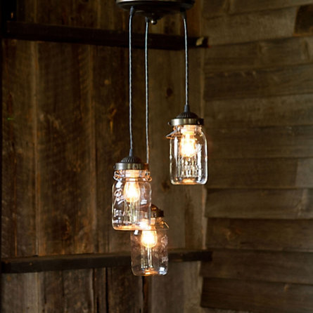 Mason Jar Pendant in For Home Shop by Category Lighting Pendants & Chandeliers a