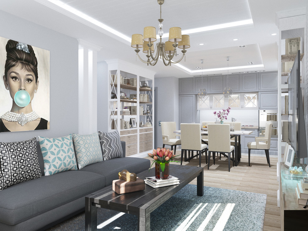 М60 Дизайн проект 2-ух комнатной квартиры 2017 г.